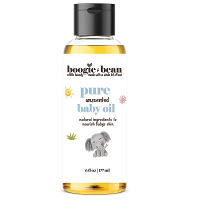Boogie and Bean Unscented baby oil