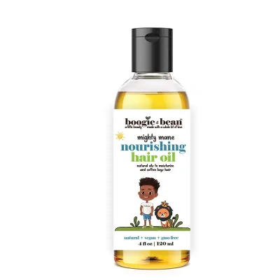 Boogie and Bean boys hair oil for curly hair and waves