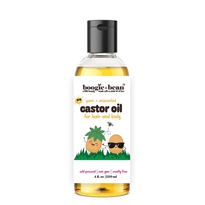 Castor oil for kids hair by Boogie and Bean