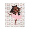 Boogie Ballerina Plush Blanket