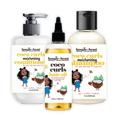boogie and bean kids hair products bundle